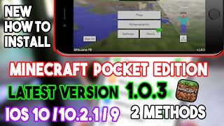 New How To Install Minecraft Pocket Edition 1.0.3 Latest (NO JAILBREAK) iOS 10/9 On iPhone/iPod/iPad screenshot 5