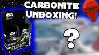 SWU: Ashes of the Empire Carbonite Unboxing #1!
