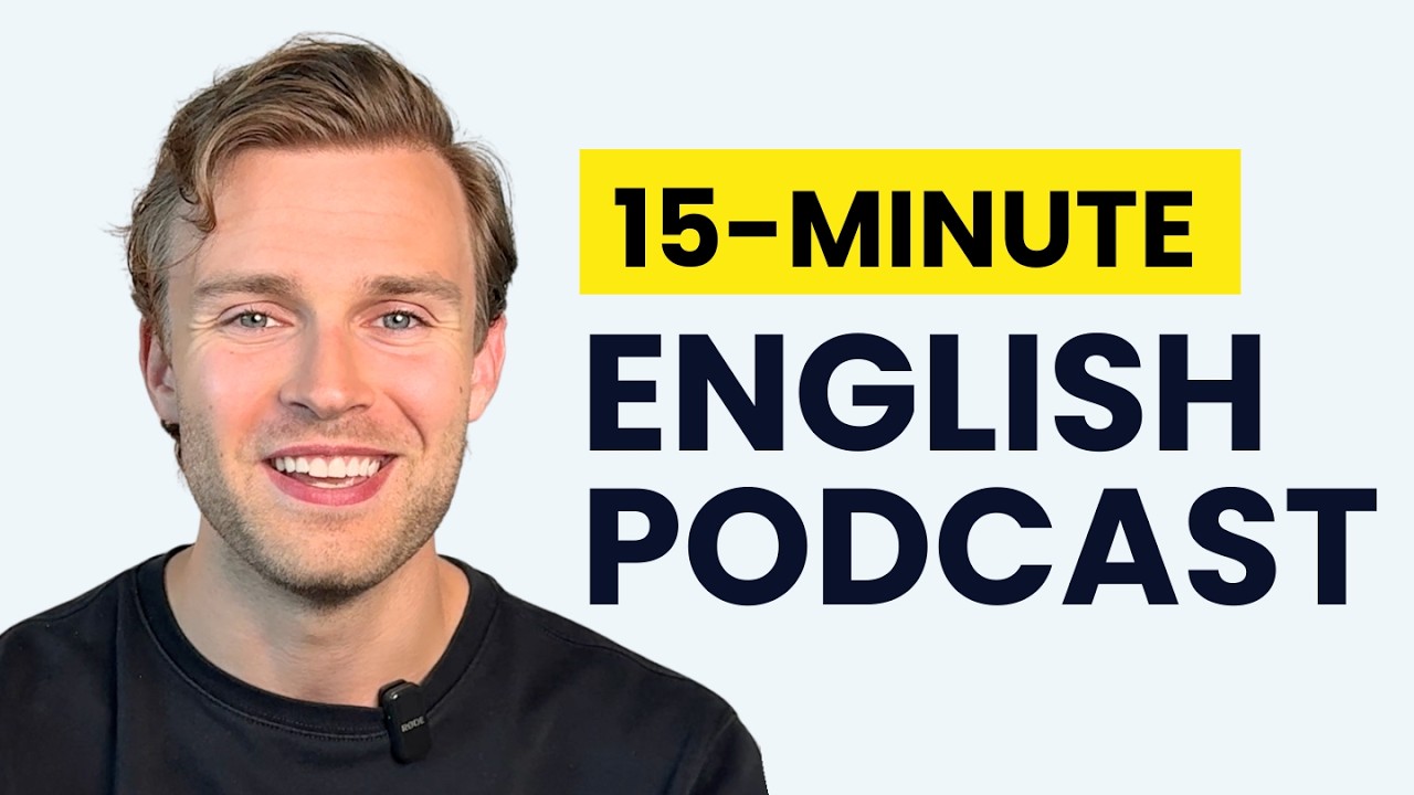 Speak English With Me: 15-Minute English Podcast (Real-Life Listening Practice): video thumbnail