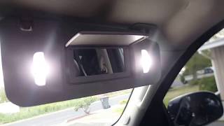 New GM Cadillac Escalade Suburban Tahoe Silverado  Sunvisor Flips Vanity Mirror Lights.#1 2007-2014
