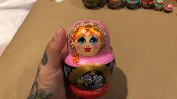 Custom painted Russian Nesting Dolls