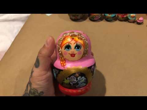 Custom painted Russian Nesting Dolls