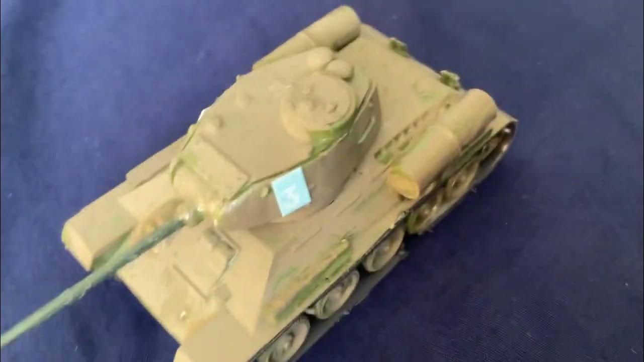 My t-34 model tank #airfix - YouTube