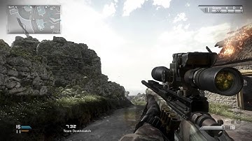 Cod Ghosts - Awesome Throwing Knife Across Map