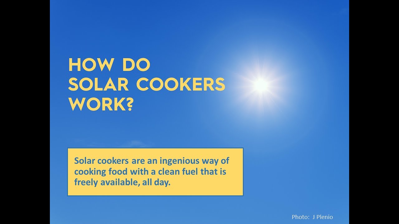 How does solar cooking work?