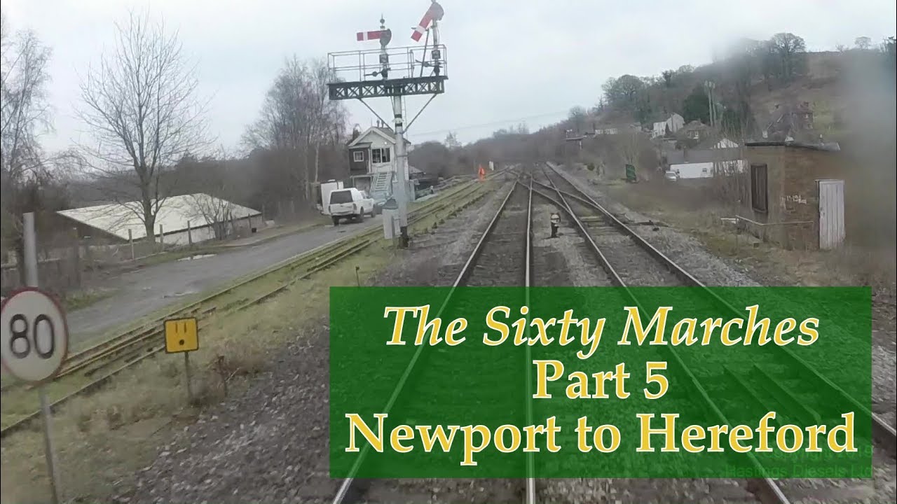 Newport (Maindee East Jn) to Hereford – Hastings DEMU cab ride – 24 March 2018