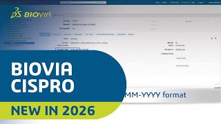 New in BIOVIA CISPro 2026