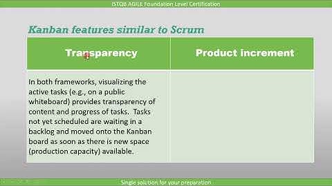 ISTQB Agile Tester Extension | Kanban ISTQB