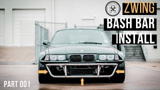 E36 M3 Rocket Bunny gets a ZWING bashbar!!