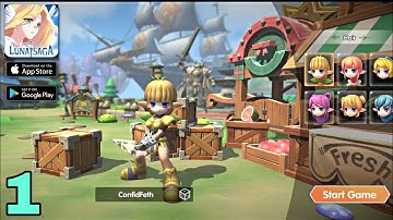 Luna saga gameplay - walkthrough Part-1 (Android iOS)