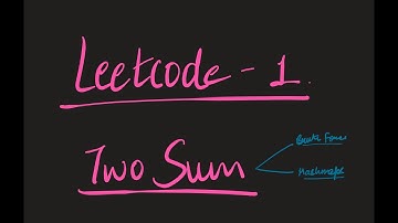 Leetcode Problem-1 Two Sum Solution in C++ | Hashmaps | Brute Force