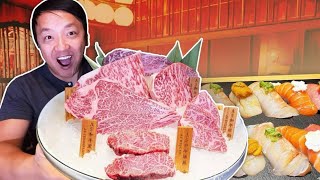 $160 ALL YOU CAN EAT Japanese Wagyu BBQ & Lobster Buffet in New York City