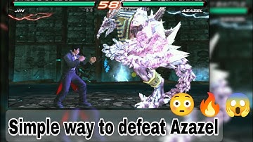 DEFEAT AZAZEL | TEKKEN 6 | JIN KAZAMA STORY MODE BATTLE GAMEPLAY | KAZAMA@GAMING