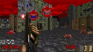 The Ultimate DOOM: Hell's Bane wad Episode 2 UV playthrough 100% all: kills, secrets, items