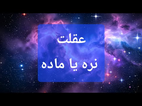 وای انکه عقل او ماده بود نفس زشتش نر و آماده بود