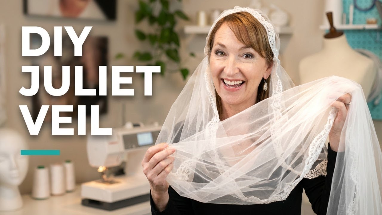 Juliet Cap Veil Sewing Tutorial | How to Make a Bridal Accessory at Home