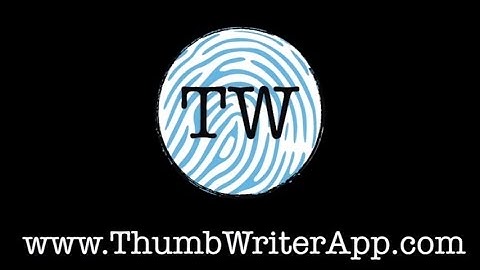 ThumbWriter the One Handed Keyboard – long video