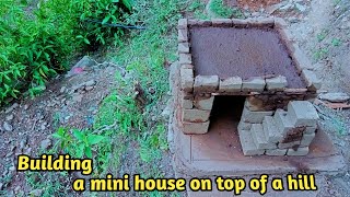 Amazing technique build DIY miniature Clay house | how to make a mini house with clay