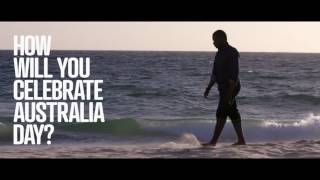 Alphonse Mulumba celebrates Australia Day his way