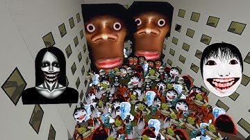 ALL NEXTBOTs VS ME IN LIMINAL HOTEL GMOD #GMod #GarrysMod #EkuOnGMod #Nextbot