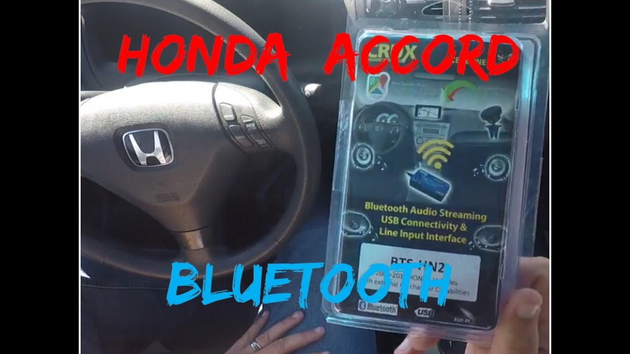 Honda Accord Bluetooth Install - YouTube