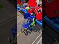 Big and Small Cars vs Trains Crash - BeamNG.drive #beamng #shorts