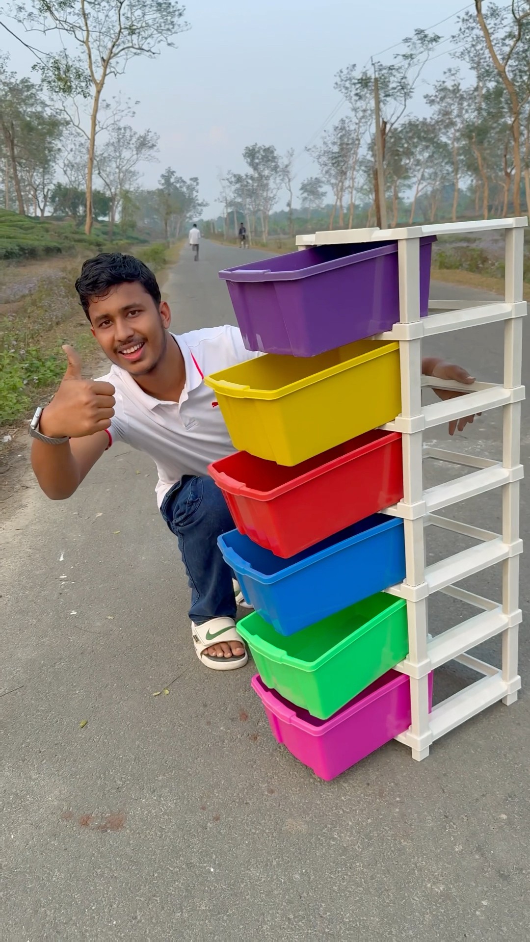 6 XL Plastic Modular Drawer System for Home