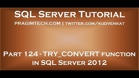 TRY CONVERT function in SQL Server 2012