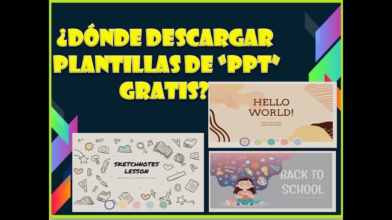 💻DESCARGA PLANTILLAS CON FONDOS BONITOS PARA TUS PRESENTACIONES ( de ...