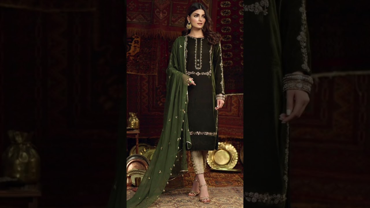 Winter(Velvet) Dress Design😍 👗 2025