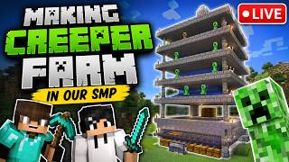 MAKING CREEPER FARM IN OUR SMP WITH MY FRIEND || MINECRAFT JAVA EDITION || Demoted Gamer