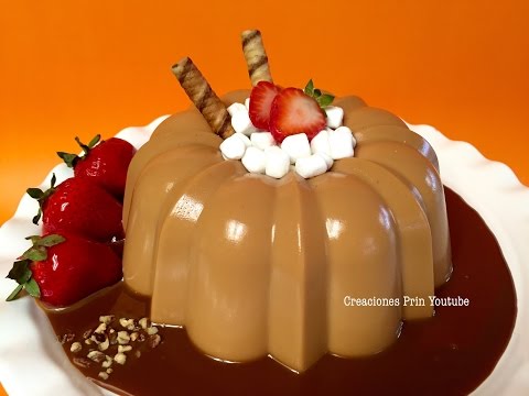 Gelatina de Cajeta , dulce de leche