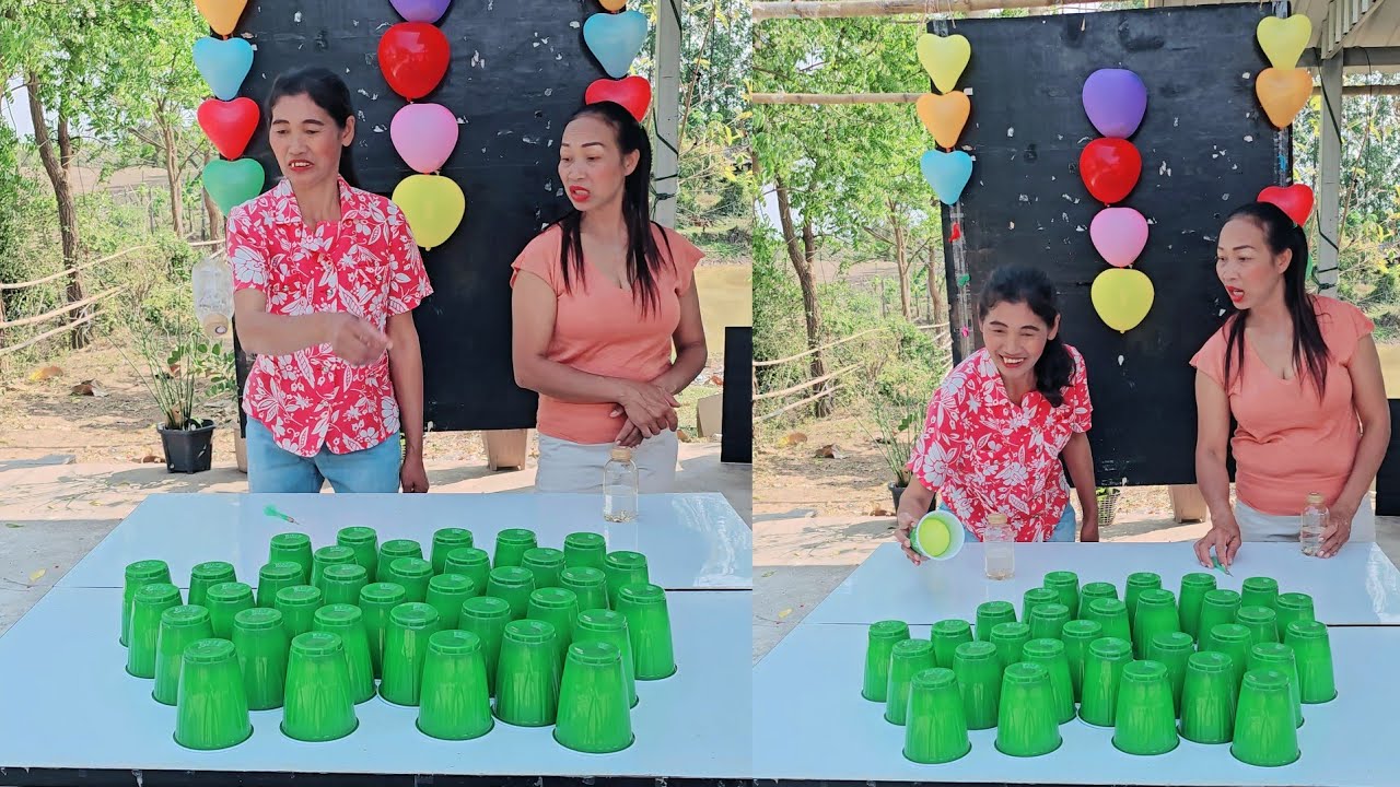 เกมตั้งขวดลุ้นสี