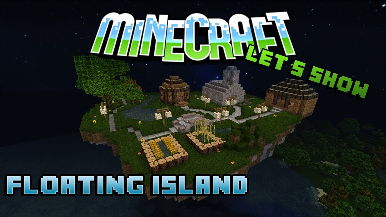 Minecraft fliegende Insel - YouTube