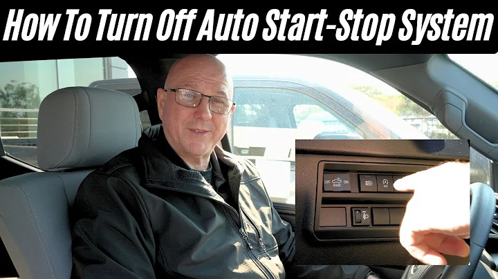How To Turn On/Off The Auto Start-Stop System On The Toyota Tundra