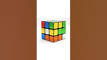 Endless Rubik’s Cube Loop – So Satisfying! 🧊#3danimation #youtubeshorts #rubikscube