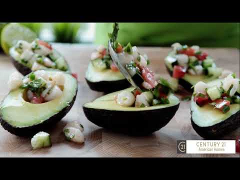 Shrimp Ceviche Stuffed Avocados with Carolyn and Robert