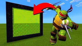 How To Make A Portal To The Teenage Mutant Ninja Turtles Dimension in Minecraft! screenshot 5