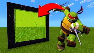How To Make A Portal To The Teenage Mutant Ninja Turtles Dimension in Minecraft!