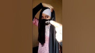 1 pin hijab style tutorials /❤️👑 #hijab #shortvideo #short #shorts #youtubeshorts #shortsfeed