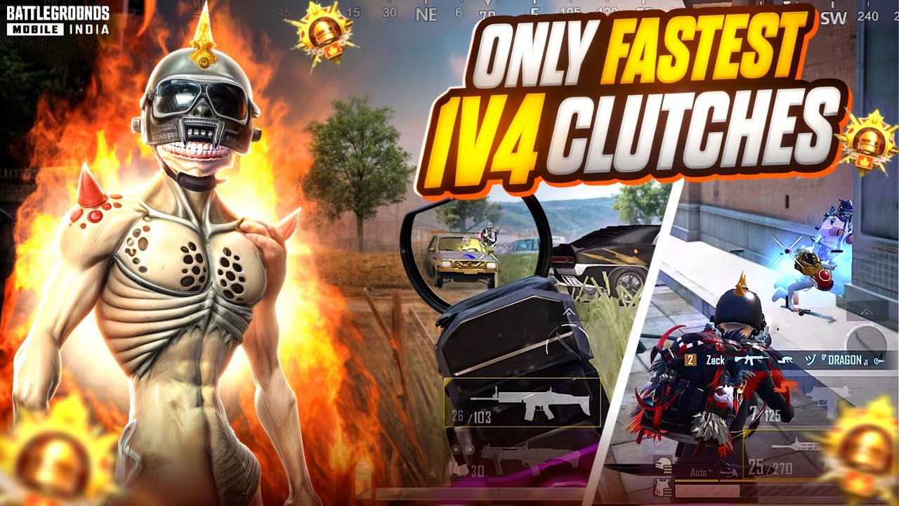 ONLY FASTEST 1v4 CLUTCHES with Bixi Op 🔥 Intense Solo vs Squad Clutches ...