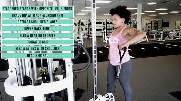 External Rotation - Standing - Arm to Side - Low Pulley - One-Arm | KILO Exercise Demo