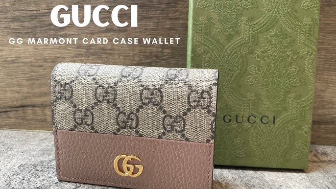 Gucci Leather Card Case Wallet Review, What fits, Wear & Tear