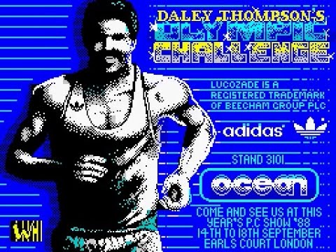 ZX Spectrum Longplay [082] Daley Thompson's Olympic Challenge
