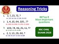 Number series  reasoning classes  reasoning tricks for ssc cgl chsl mts exams 2023 