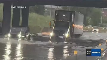 Highways in St. Louis City closed due to flash flooding