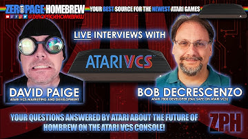 Interview with ATARI! Atari Homebrew on the Atari VCS 800 / Interview David Paige & Bob DeCrescenzo!