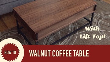 Easy to Make Coffee Table with Lift Up Top