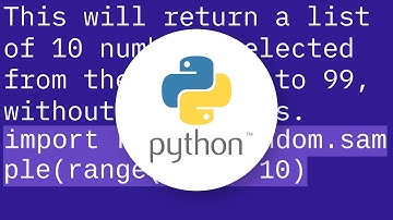 How do I create a list of random numbers without duplicates