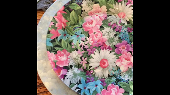 Fabric Covered Plates